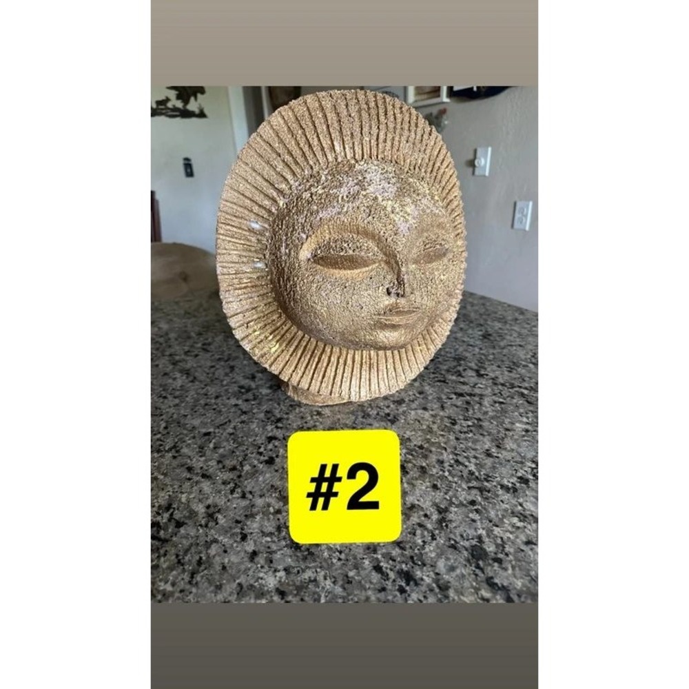 Vintage 1968 Paul Bellardo Austin Productions Celestial Sun God Sculpture